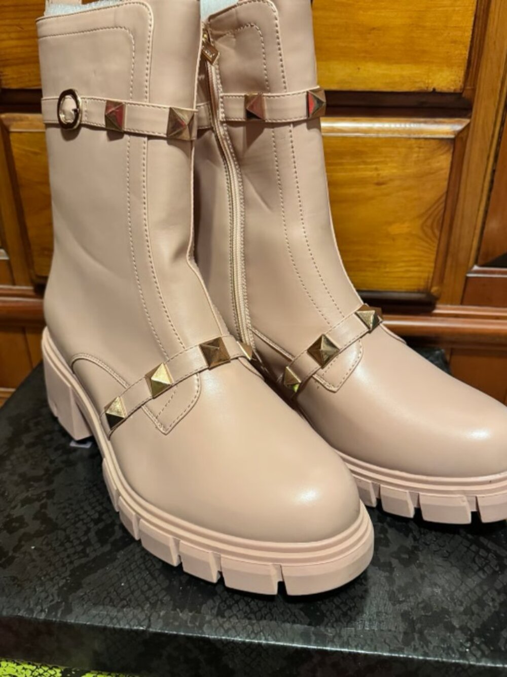 New! Cape Robbin Block Heel Boots, Size 10